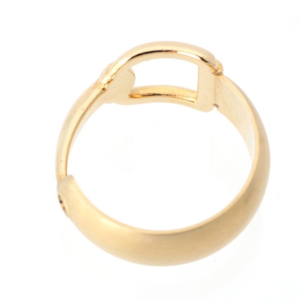 Gucci Horsebit Scarf Ring Gold Plated Vintage - Picture 7 of 10